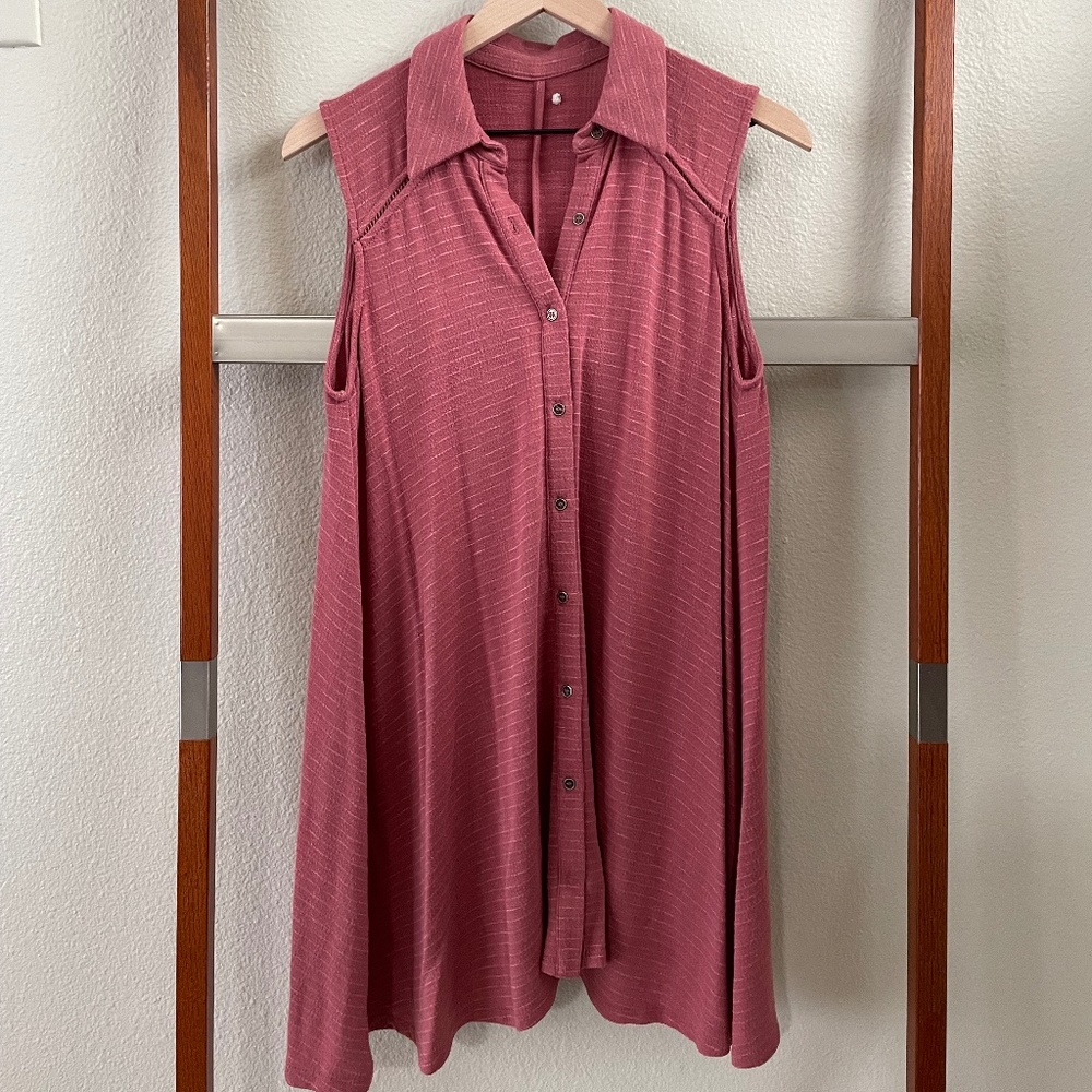 Button-up Anthro Shirt/Dress